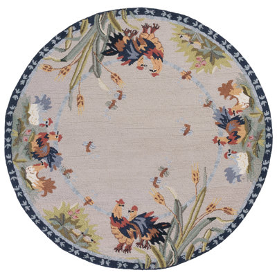 Kinchen Hand Hooked Wool Oriental Rug