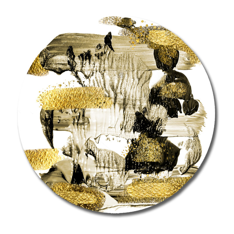 Golden Union - impression sans cadre, H 24 po x l 24 po x P 1,5 po, Acrylique