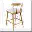 Ensemble de 4 tabourets de comptoir rembourrés en bois Olivia-1014022684