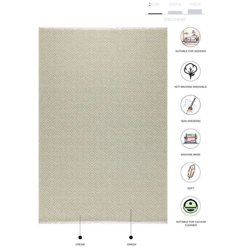 Tapis Kohdyn, Rectangle 4 pi 2 po x 5 pi 11 po