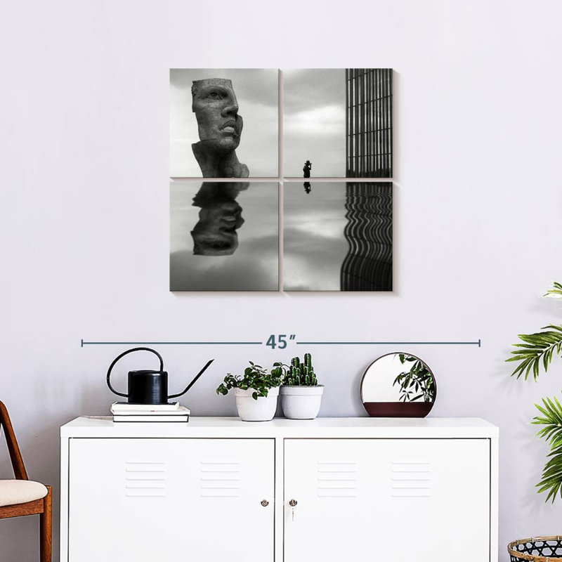 Leisha Face Reflection, 26" H x 26" W