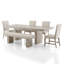 Ensemble de salle à manger extensible 6 pièces Bartel