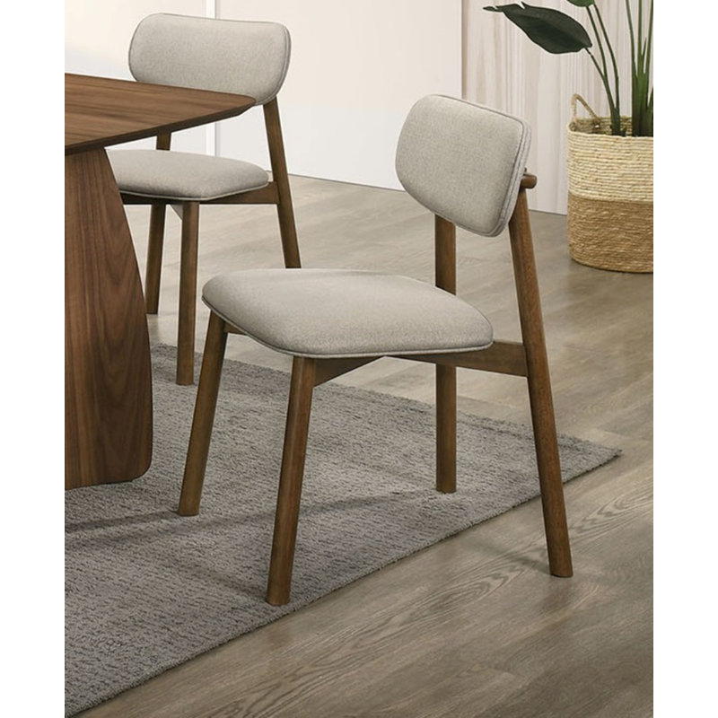 Chaise de salle à manger 2 pièces Mid-Century