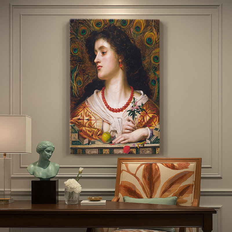 Vivien - toile tendue par Frederick Sandys, 24 po x 36 po