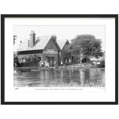 Chilbolton, The Seven Stars, Testcombe C1907 by Francis Frith - Single Picture Frame Print