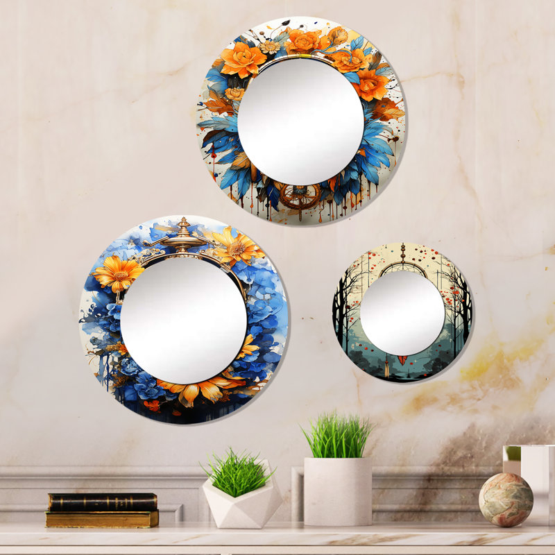 Miroir mural élisidé