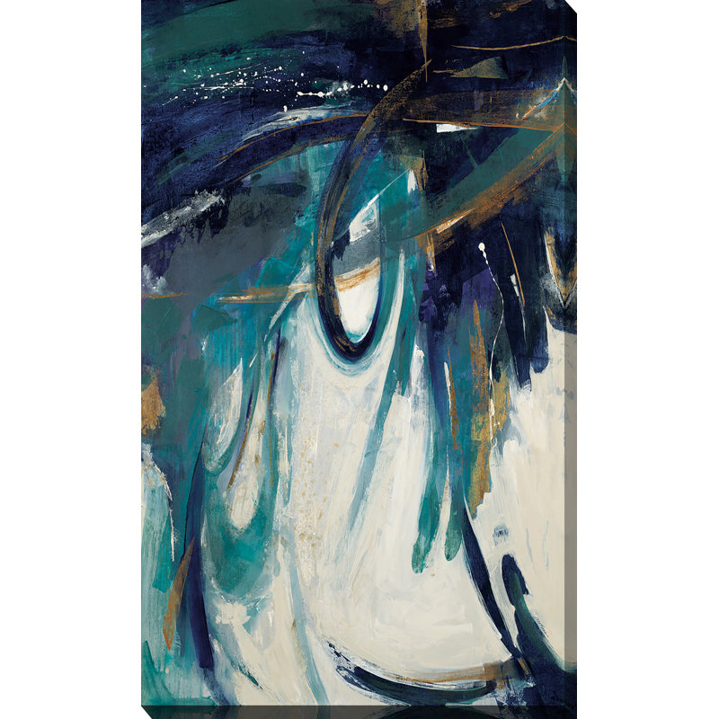 « broad strokes »-reproduction sur toile tendue, H 30 po x l 18 po