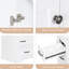 Base de meuble-lavabo 36 po, 6 tiroirs, blanc, bois massif et base de rangement multifonctionnelle blanche-707830617-707830598