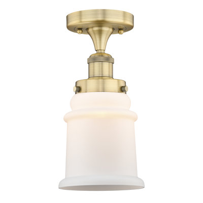 Alvi Glass Semi Flush Mount