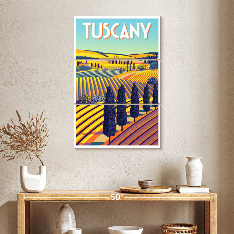 Affiche Nicci Tuscany, H 38 po x l 24 po