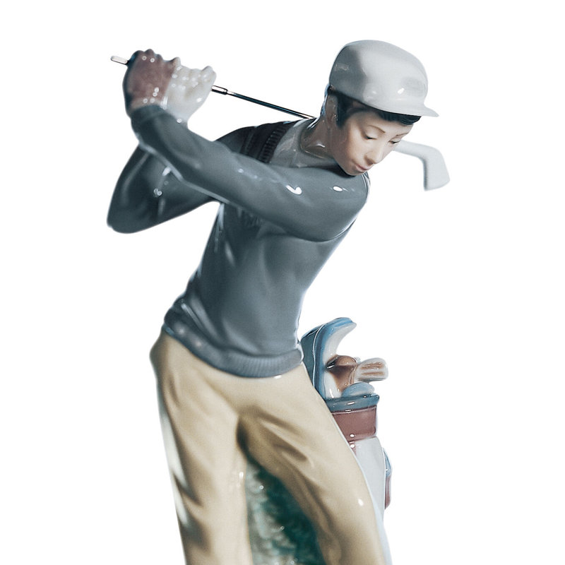 Golfer Man Figurine