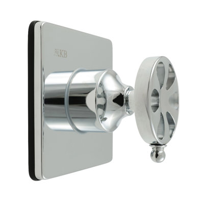 Kingston Brass Belknap Single-Handle Three-Way Diverter Valve With Square Trim Kit
