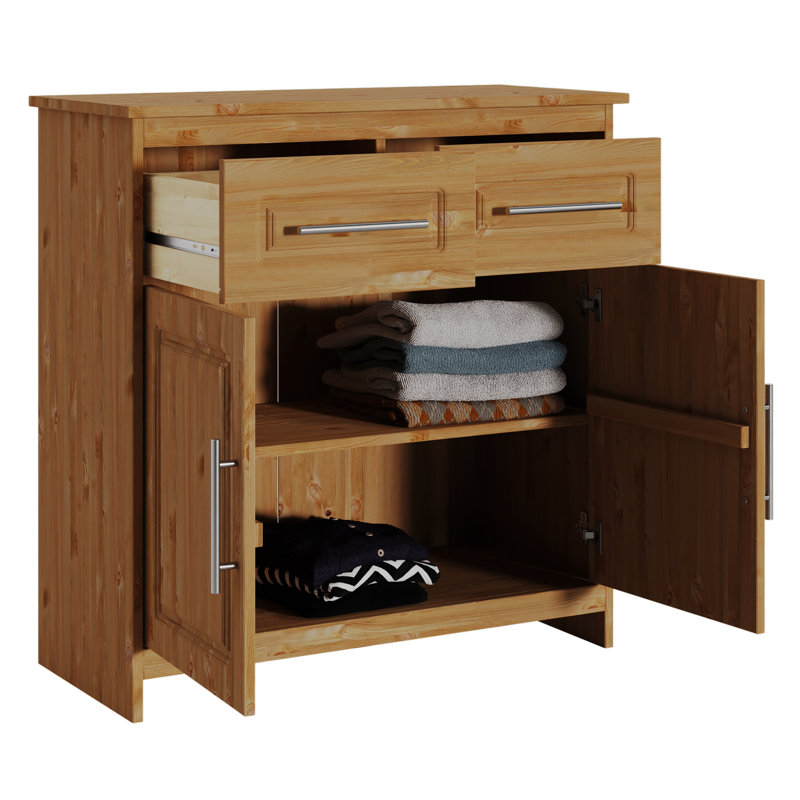 Dehaan Solid Wood Standard Accent Accent Chest, Brown