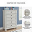 Commode 5 tiroirs Dadrianna