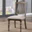 Chaises d'appoint de style transitionnel 2 pièces