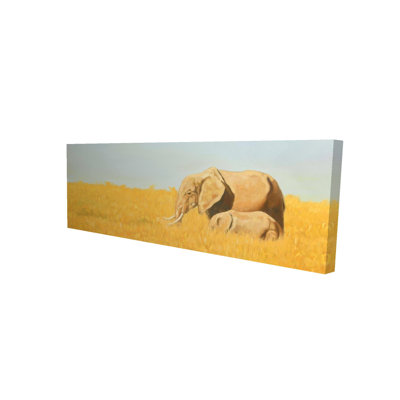 Éléphant et son petit éléphant