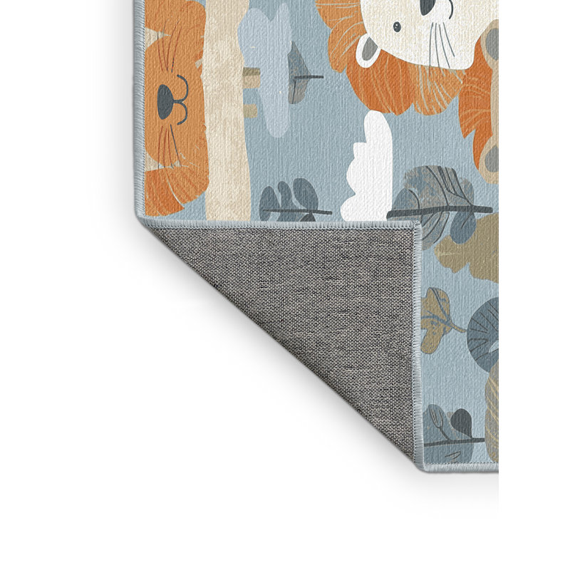 Tapis lavable Indigo, Rectangle 6 pi x 9 pi