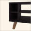 Table basse avec rangement ouvert Wengue