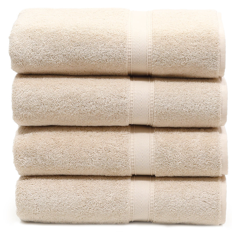 Sinemis Super Plush Bath Towel, Beige
