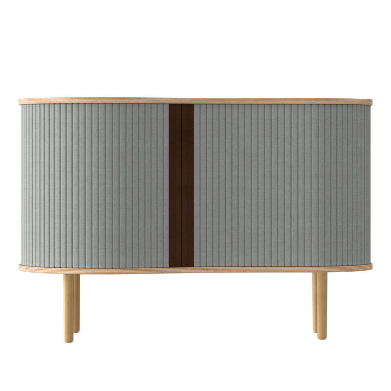 Armoire d'appoint Hollar, Sterling / chêne clair