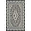 Tapis crocheté à la main gris Adera-19263000