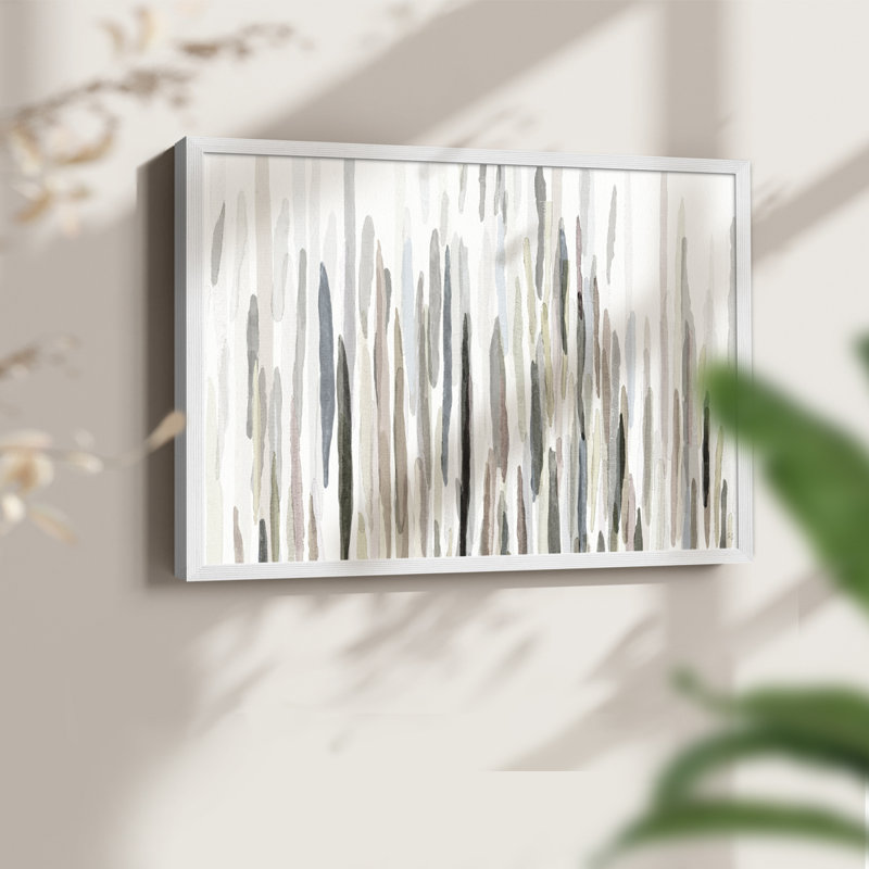 Earth Tone Rhythm -Framed Print - Restickable
