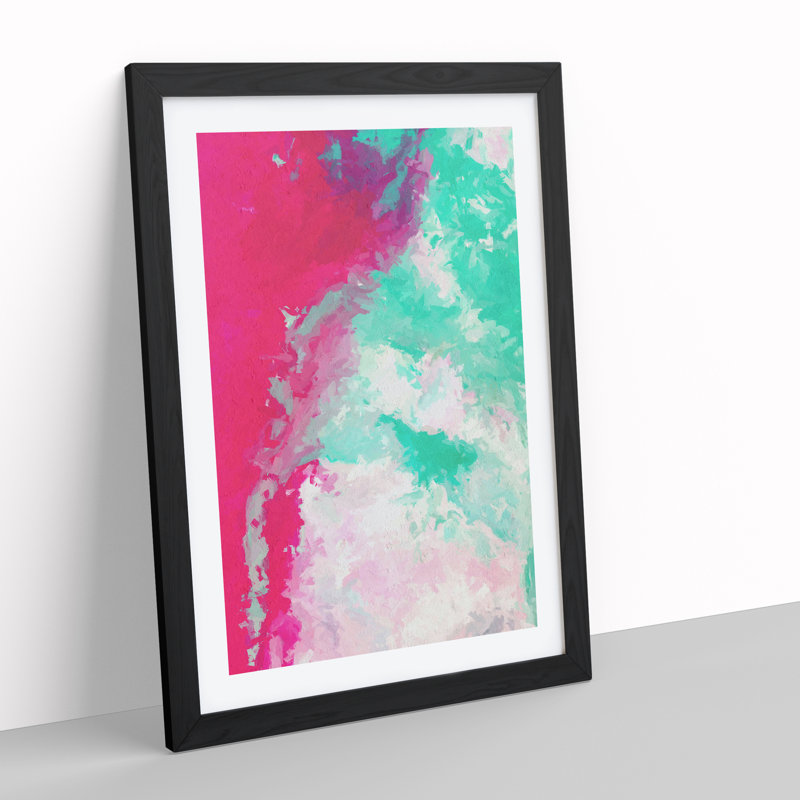 Enraptured Abstract - Framed Print, Black, 46cm H x 34cm W