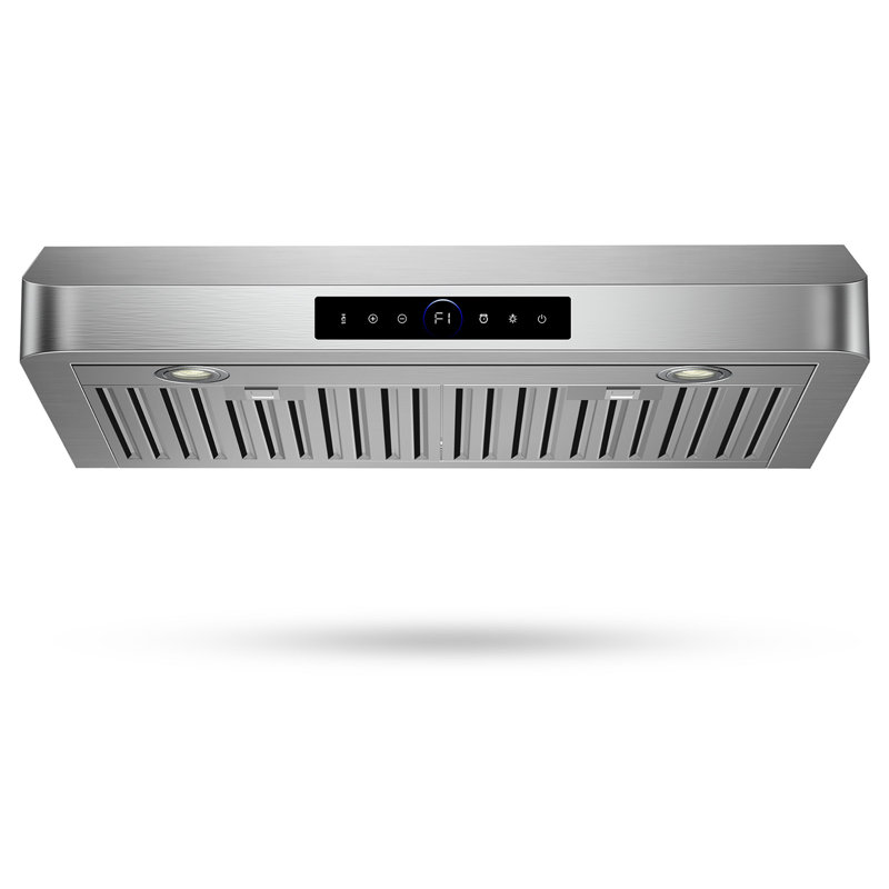 Under Cabinet Range Hood 900cfm, 4-speed Smart Vent Hood With Touch Sensor , Dual Led Lights, Baffle Filters Ducted Standard Series
