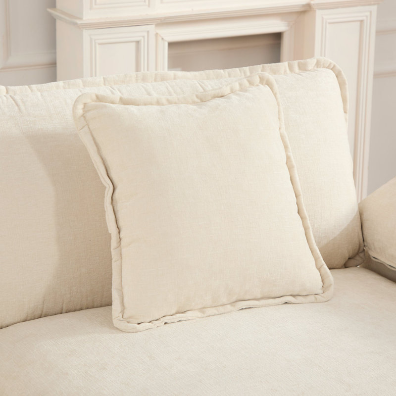 Causeuse confortable en chenille en forme de nuage pour les salons et les appartements modernes