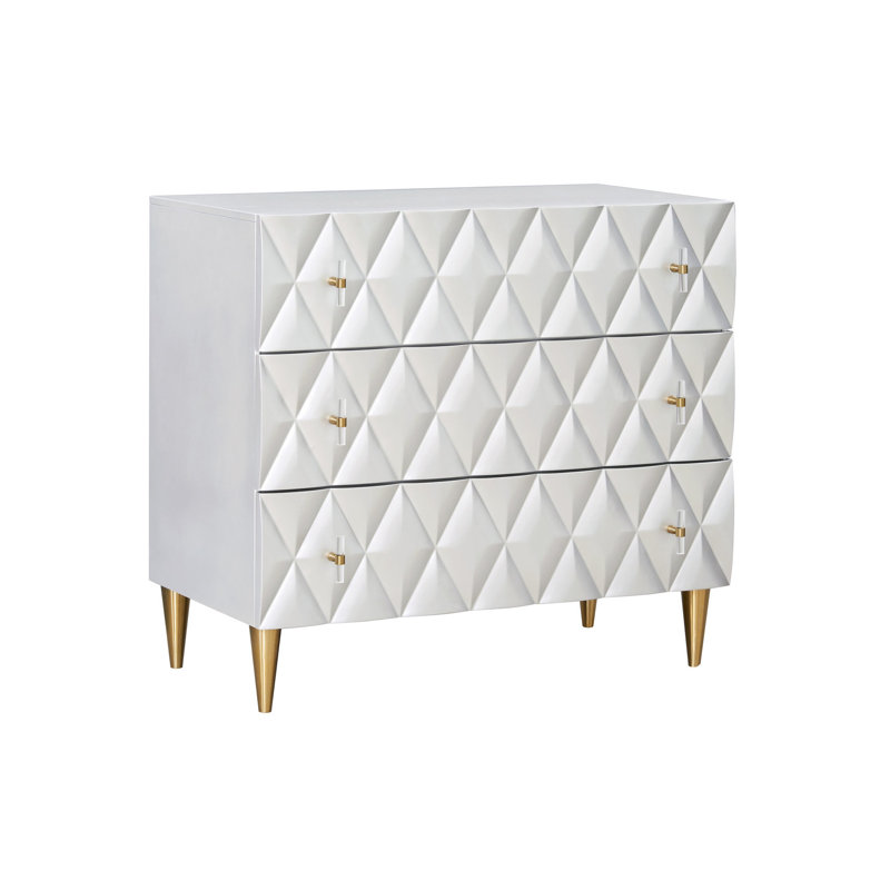Armoire de rangement Metallic Silver and Champagne 3
