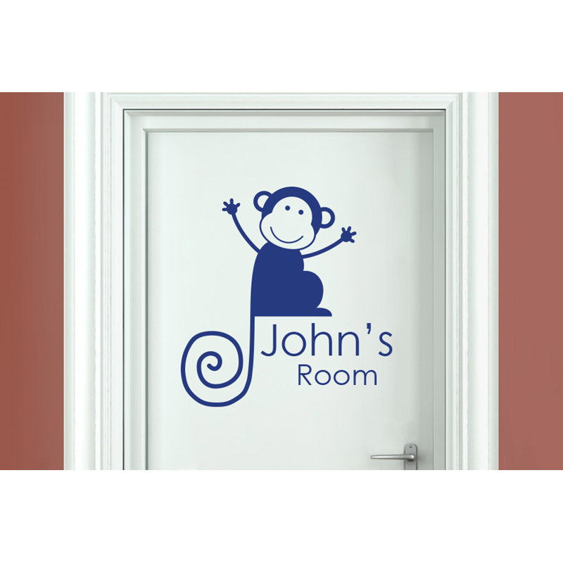 Animals Wall Decal, Dark Blue
