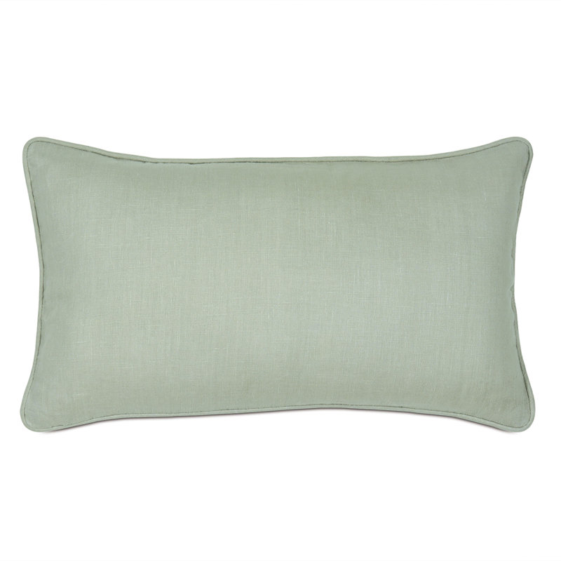 Coussin décoratif en lin Resort, Menthe