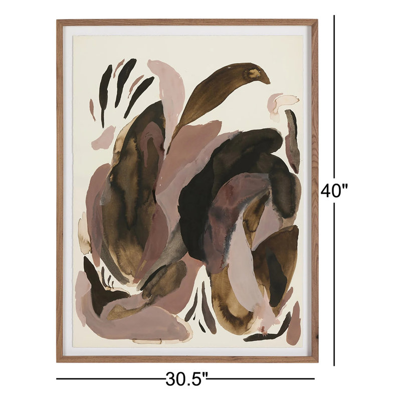 As Above, So Below by Molly Franken - Single Picture Frame Painting on Paper, 40" H x 30.5" W
