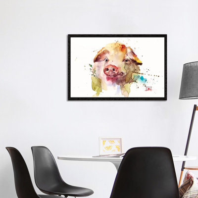 Oink 1 Piece Painting on Canvas