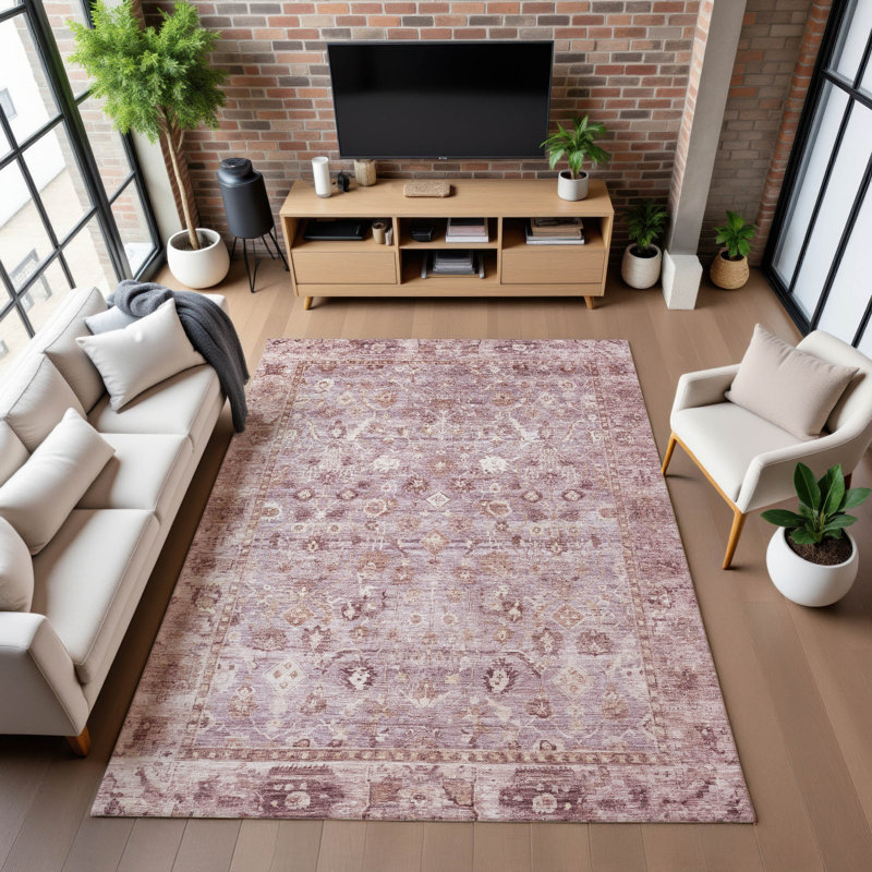 Premium Machine Washable Maag AMF1772 Global Rug, Rectangle 2'6" x 3'10"