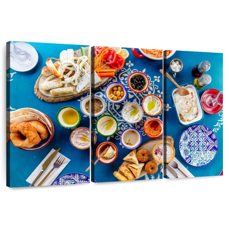 Yarlin Turkish Feast, 36" H x 57" W