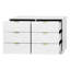Commode 6 tiroirs pour chambre à coucher-1102827030