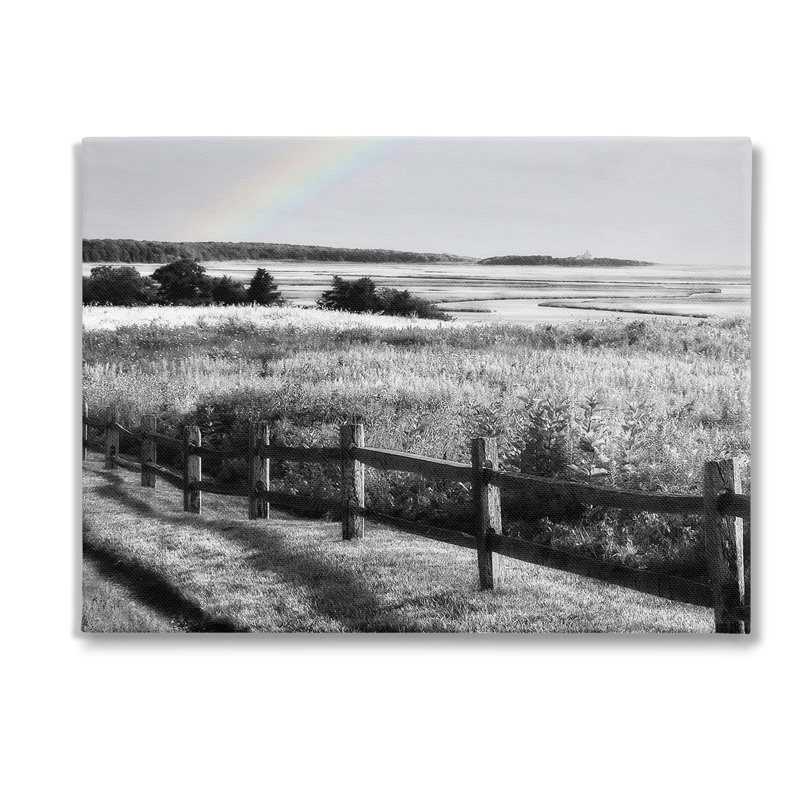 «Rainbow Over Countryside» par GraffiTee Studios, H 30 po x l 40 po