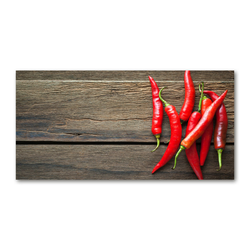 Chilli Peppers - Wrapped Canvas Print, 60cm H x 120cm W