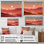 «Crimson Sands Desert Moon Horizon III», art mural désert-855511540-855511543