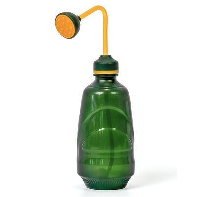 Small Watering Can, 450ml Indoor Plant Watering Can with Long Spout, Plastic Watering Bottle for Seedlings and Succulents, Green