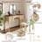 Modern Makeup Vanity Desk With Mirror And 5 Drawers