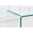 Versatile Transparent Tempered Glass End Table for Various Settings