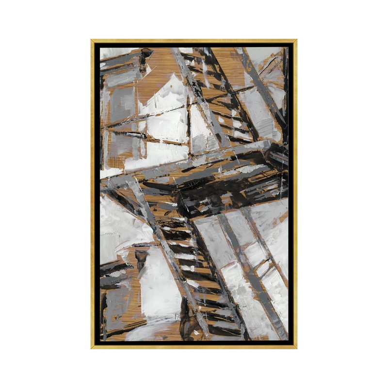 «Escape I» par Ethan Harper - reproduction d'art, H 40 po x l 26 po x P 1,5 po, Toile encadrée d'or, Pas de tapis