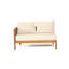 4-Pcs Sofa Conversation Set W/ Beige Cushion, Teak