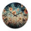 Horloge murale en bois massif Mintu-1272916619