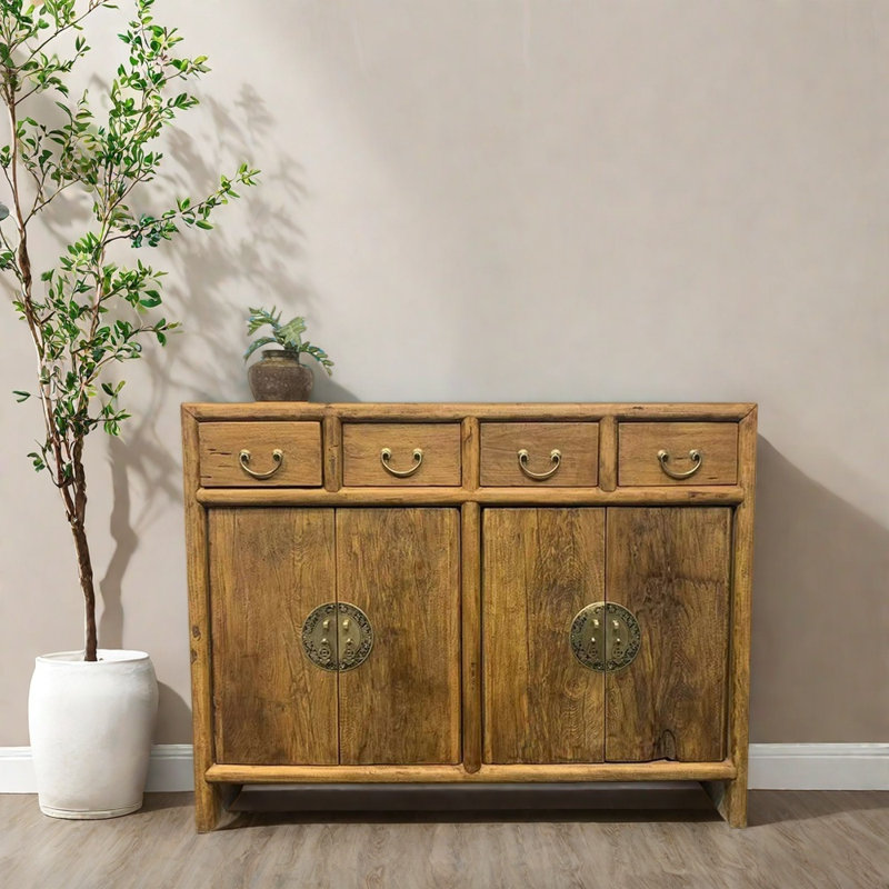 Armoire de couloir en bois de camphre massif
