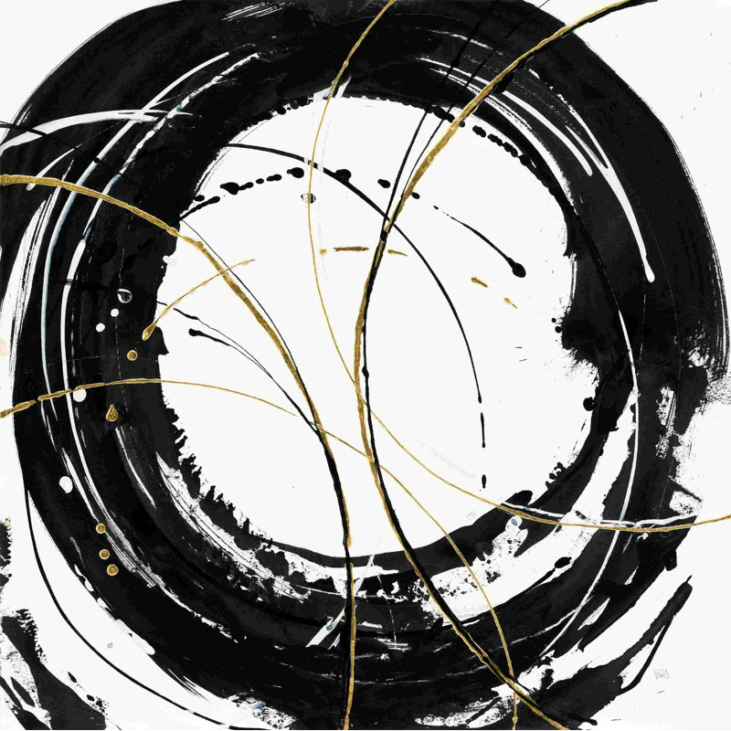 Toile circulaire, H 12 po x l 12 po