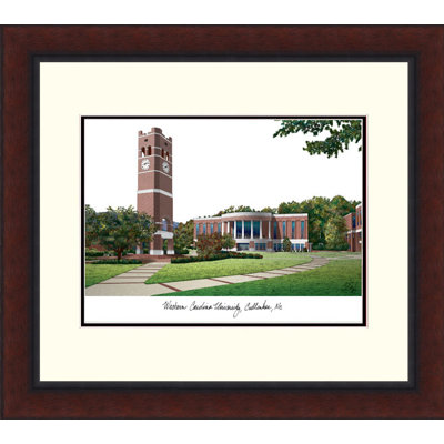 Cadre photo en alumnus de lithographie western caroline catamounts legacy NCAA