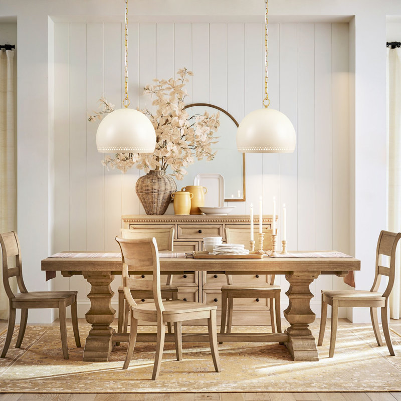 Lodi 1-Light Dome Pendant, Cream